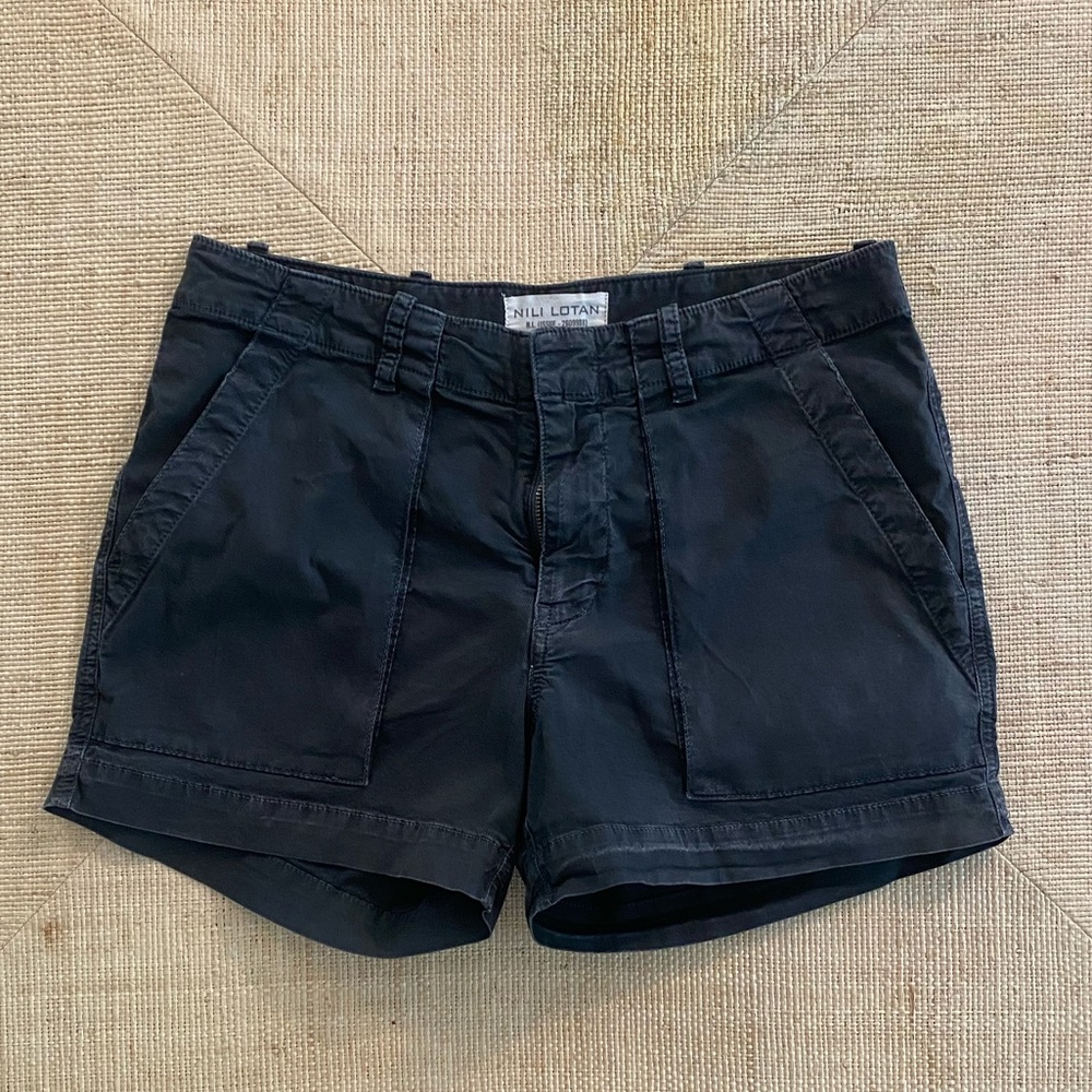 Nili Lotan black shorts size 4